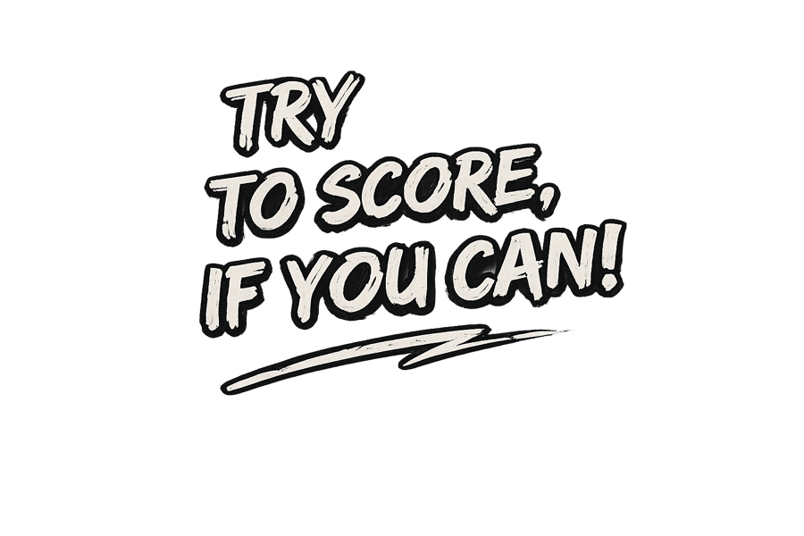 Try to score, if you can!